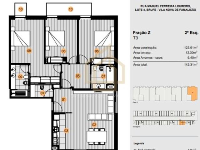 Apartamento venda em Brufe, Gavião