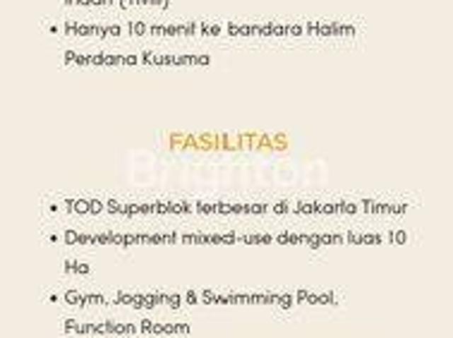 Apartemen disewa di Cipayung, Jakarta Timur