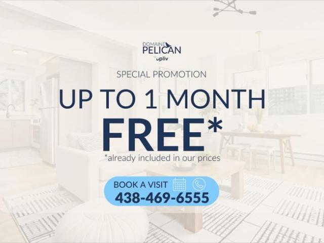 Apartment for rent in St. Leonard's, Quebec
