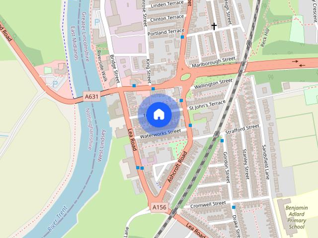 Apartment for rent in Gainsborough CP, West Lindsey