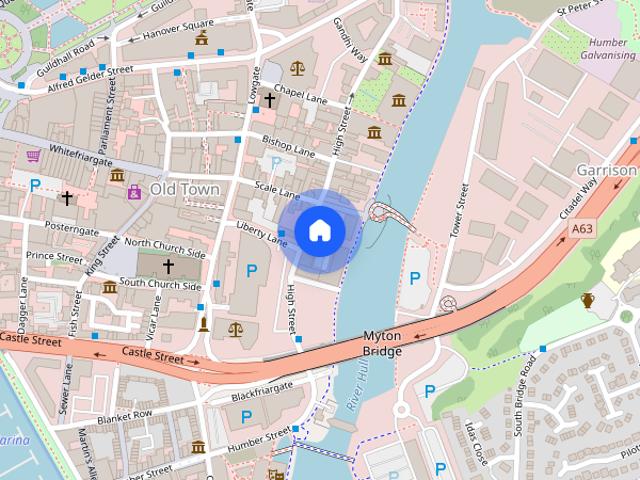 Apartment for rent in Old Town, Hull