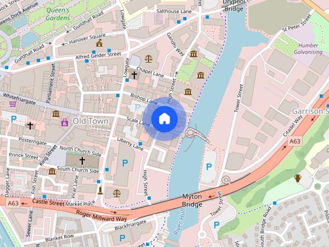 Apartment for rent in Old Town, Hull