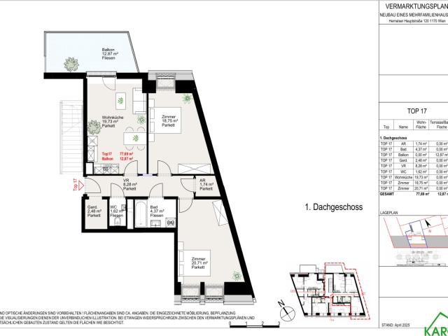 Apartment mieten in KG Dornbach, Wien