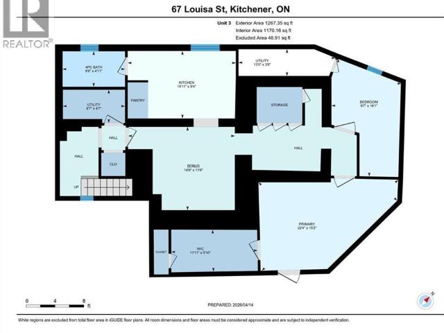 Apartment for rent in Kitchener, Ontario