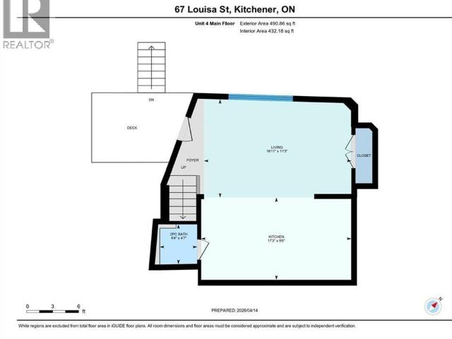 Apartment for rent in Kitchener, Ontario