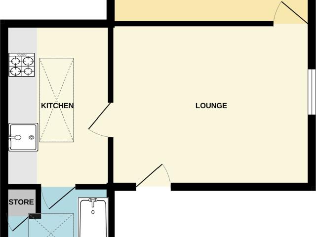 Flat for rent in Potters Corner, East Midlands