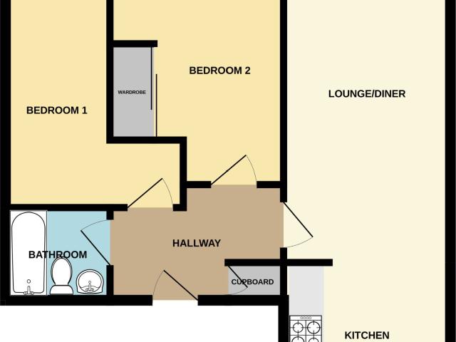 Flat for rent in New Boultham, Brayford
