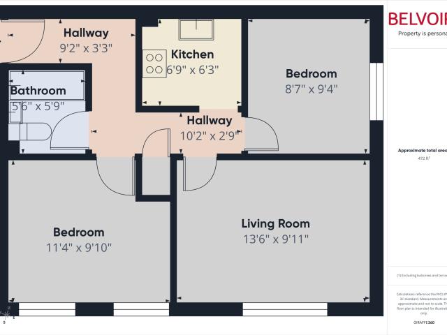 Flat for rent in Tadley, Priest Down