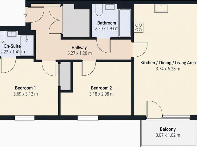 Flat for rent in Nelson, Caerphilly