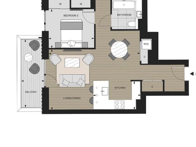 Flat for rent in Dixons Green, West Midlands