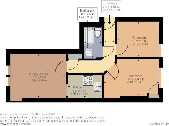 Flat for rent in Gorgie/Dalry, City of Edinburgh