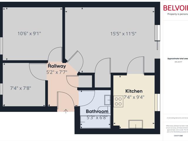 Flat for rent in Tadley, Priest Down