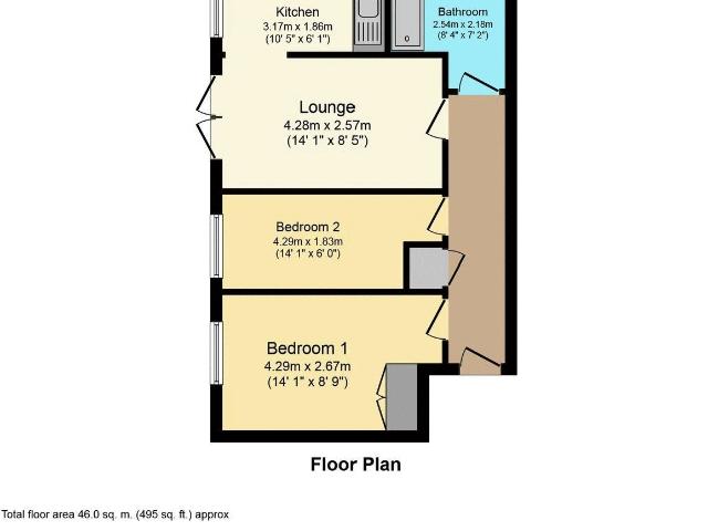 Flat for rent in Berry Hill, Potters Corner