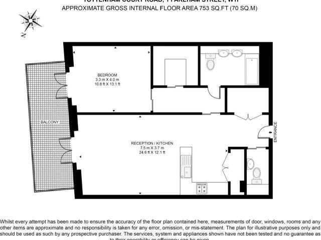 Flat for rent in Soho, Greater London