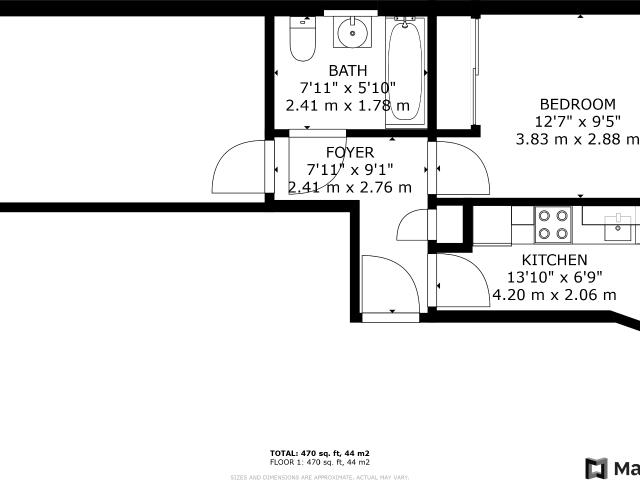 Flat for rent in Broomhill, Scotland