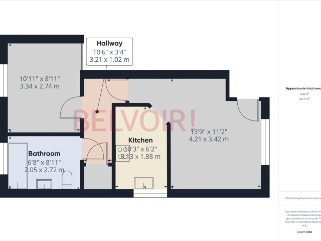 Flat for rent in Buckskin, Priest Down