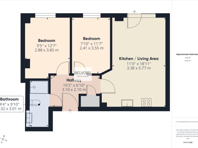 Flat for rent in Saint George's, South Yorkshire