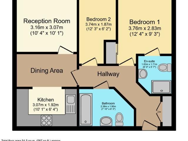 Flat for rent in Whitecross, Warrington