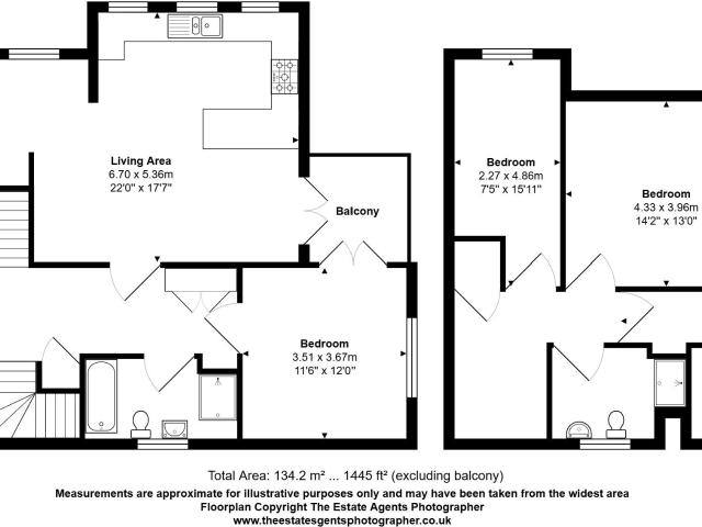 Flat for rent in The Galleries, Brentwood
