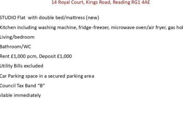 Flat for rent in Katesgrove, Reading