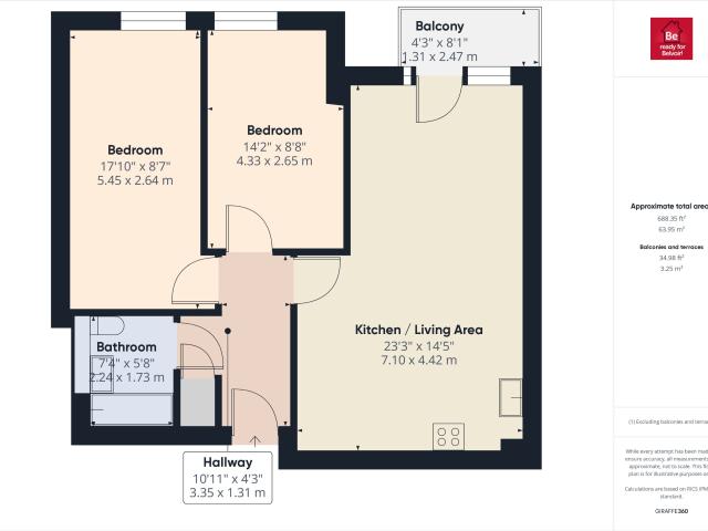 Flat for rent in St George's Quarter / Cultural Quarter, Calderstones