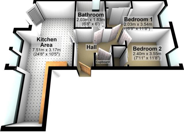 Flat for rent in Beeston, Broxtowe
