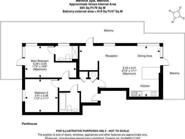 Flat for rent in Froggatt, East Midlands