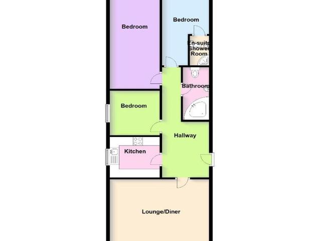 Flat for rent in Warrington