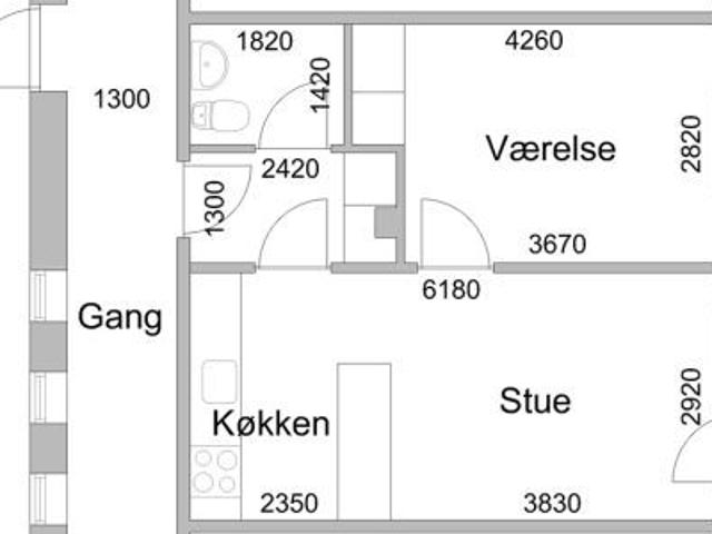 Lejlighed til leje i Randers, Århus