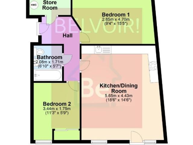 Flat for rent in Nichols Town, City Of Southampton