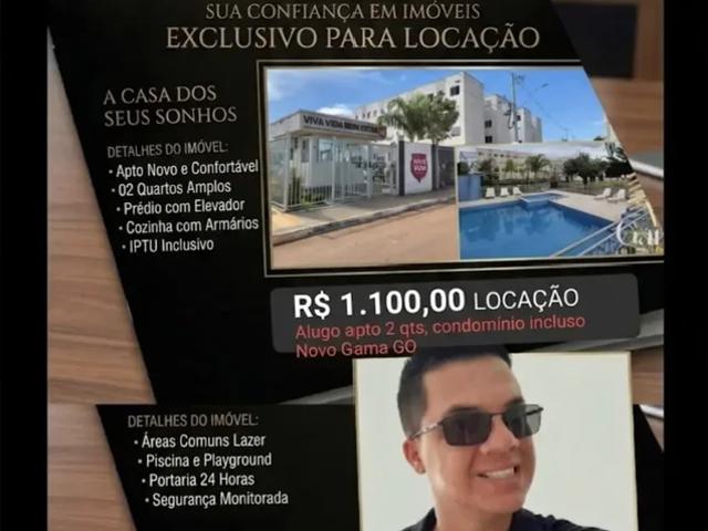 Apartamento aluguel em Região Geográfica Imediata de Luziânia, Região Integrada de Desenvolvimento do Distrito Federal e Entorno