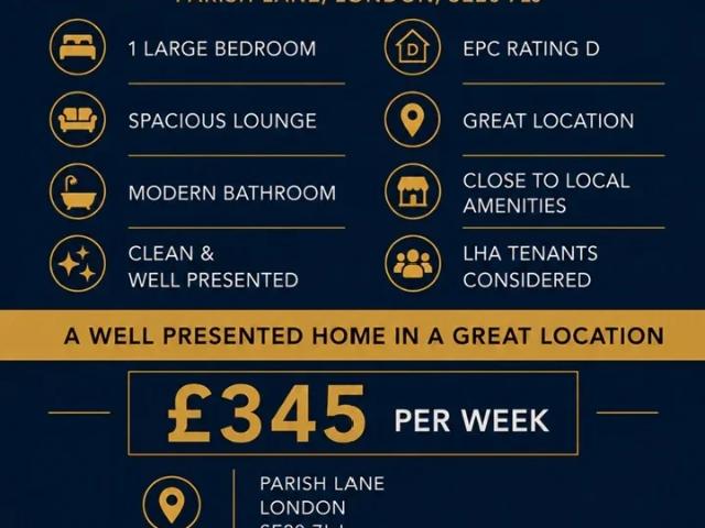 Flat for rent in Penge, Greater London