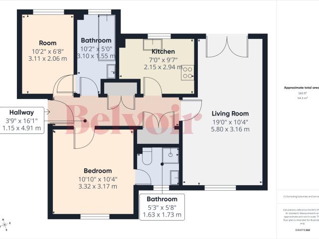 Flat for rent in Riverdene, Priest Down