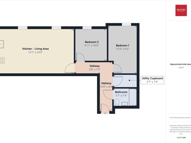 Flat for rent in Killinghall, North Yorkshire