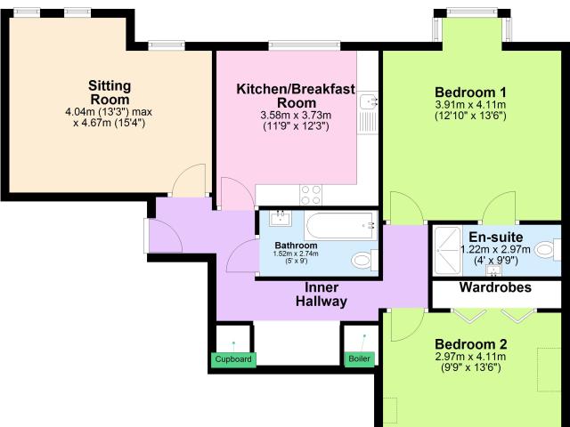 Flat for rent in Burton and Winkton, Burton