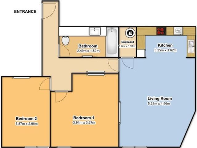 Flat for rent in Bearton, King's Walden