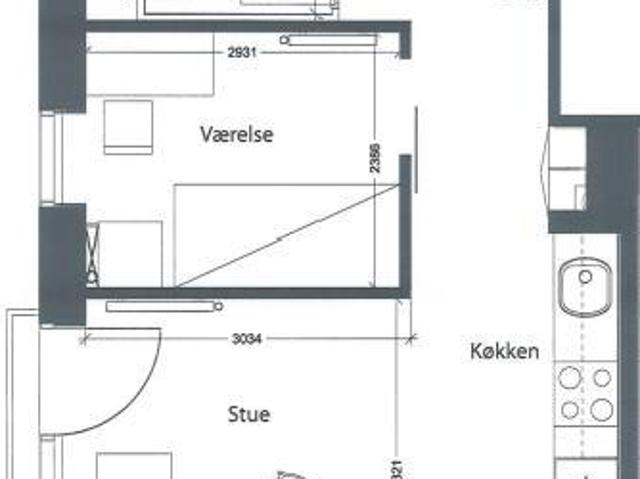 Lejlighed til leje i Havndal, Århus