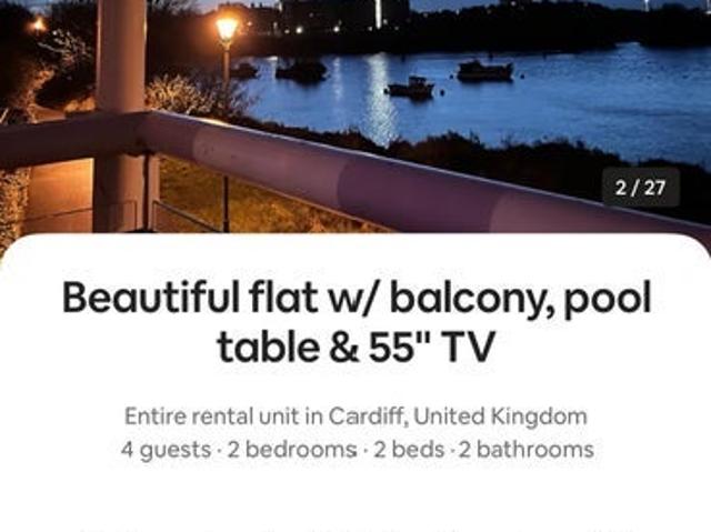Flat for rent in Leckwith, Cardiff