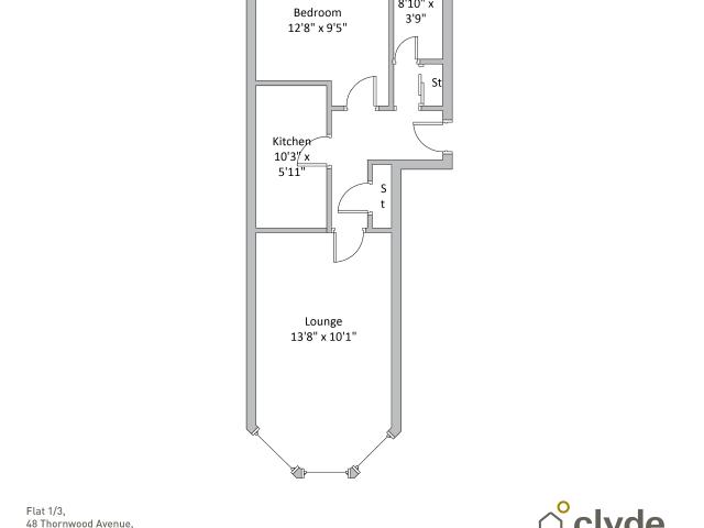 Flat for rent in Broomhill, Scotland