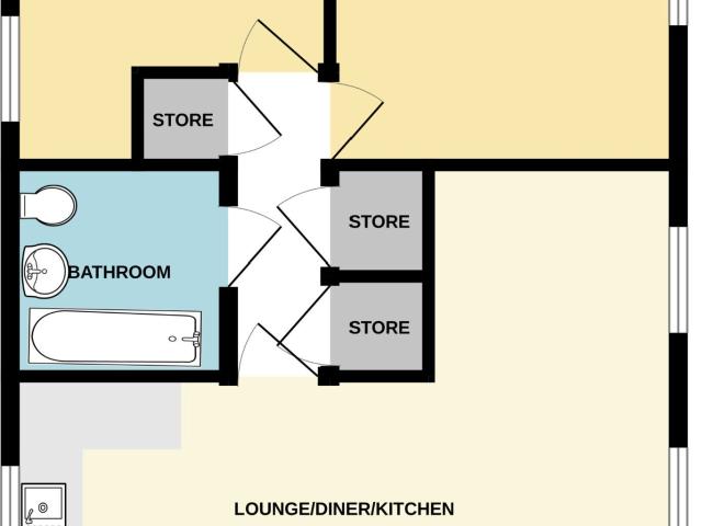 Flat for rent in Warsop, Potters Corner