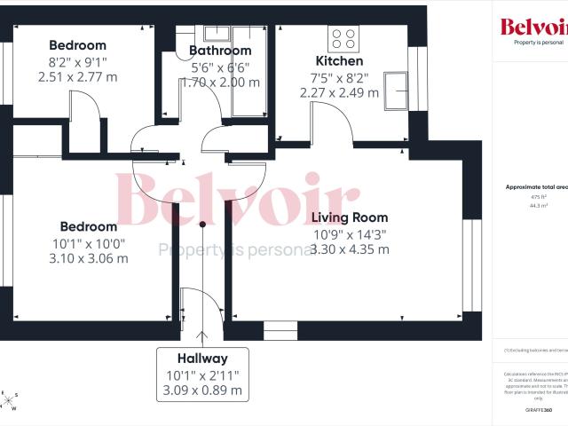 Flat for rent in Telford Estate, Shrewsbury