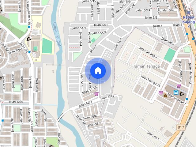 Apartment for rent in Kajang, Langat