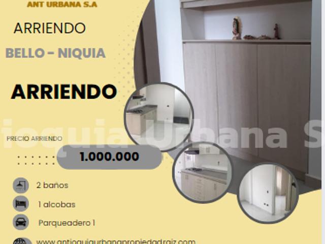 Apartamento en arriendo en Bello, Valle de Aburrá