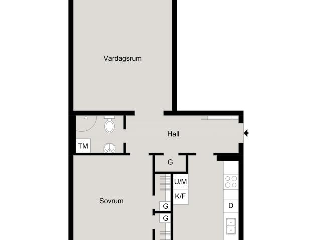 Lägenhet hyra i Hässleholm, Skåne