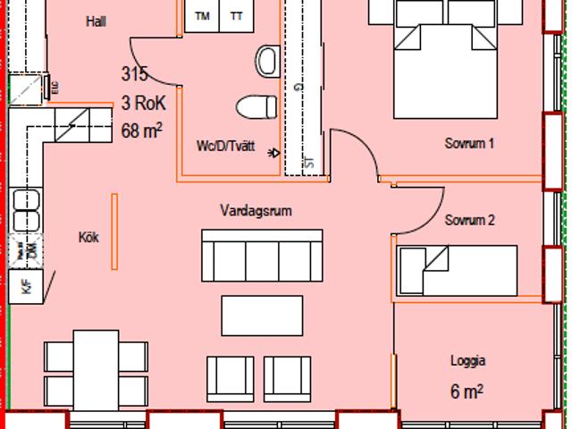 Lägenhet hyra i Lindö, Östergötlands län