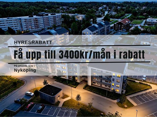 Lägenhet hyra i Brandkärr, Nyköping