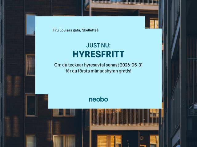 Lägenhet hyra i Skellefteå, Västerbotten