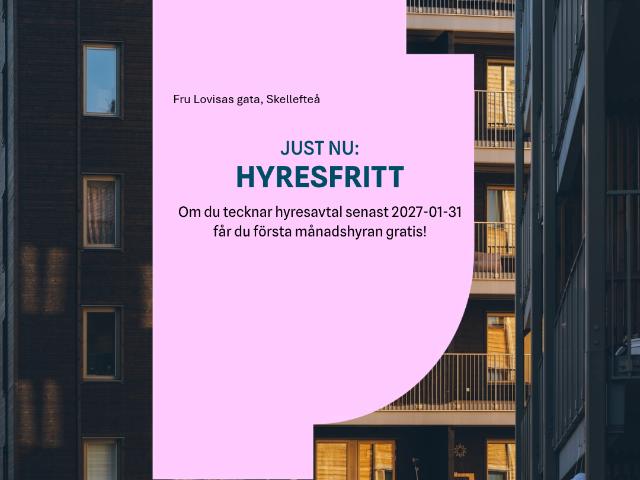 Lägenhet hyra i Norrböle, Skellefteå