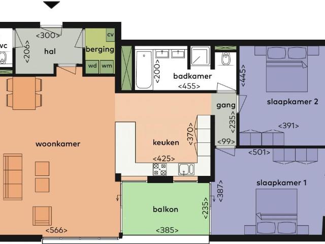 Appartement te huur in Bergen op Zoom, Bergen Op Zoom