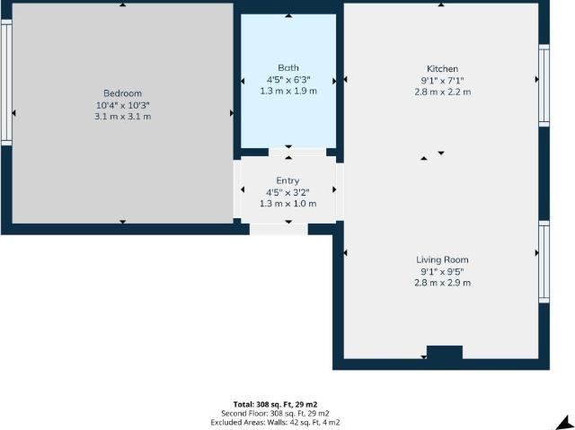 Apartment for rent in Brownswood Park, Greater London
